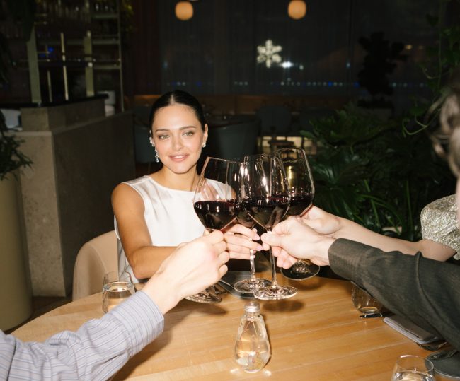 Group of friends at Botanist for private dining in Vancouver